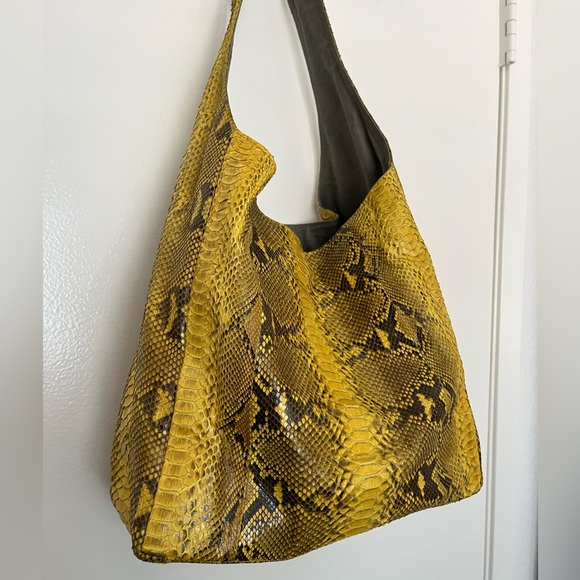 Beirn Genuine Yellow Python Bag - Picture 3 of 8